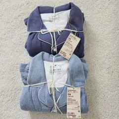 【無印良品】新品　半袖パジャマ　着るタオル　両面パイル　メンズ　M　2着セット