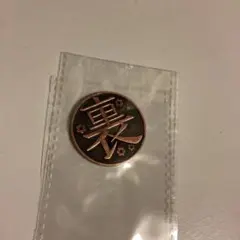 鬼滅の刃、栗花落カナヲのデザイン金属製コイン1枚
