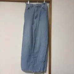 ハニーズ　ライトブルー ワイドデニムパンツ　SS