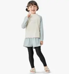 [アクレイス] 水着 女の子 上下セット セパレート ラッシュガード150