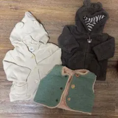 カーディガン、パーカー、ベストセット