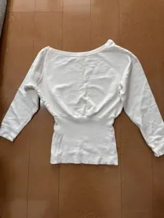 SLY ワンショルダー トレーナー ホワイト 長袖カットソー