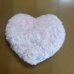 ハート型　湯たんぽ　ミニクッション