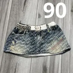 【最終お値下げ】ヒスミニ　ヒステリックミニ　スカート　90