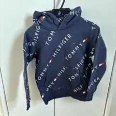 TOMMY HILFIGER ネイビー パーカー 116 正規店購入