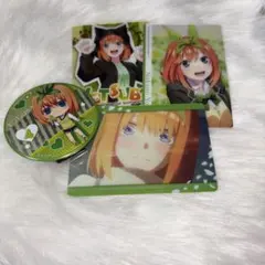 五等分の花嫁 中野四葉 カード 缶バッジ セット