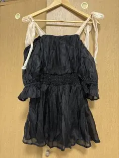 MAJESTIC LEGON ショルダーリボンチュニック