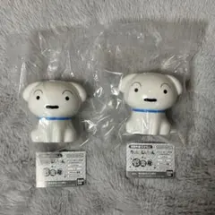 クレヨンしんちゃん　ミニ貯金箱　シロ 2点セット