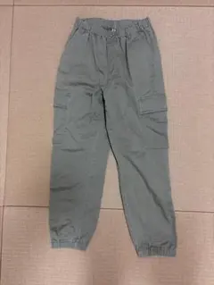 UNIQLO キッズ カーゴパンツ カーキ 160cm