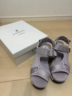 LANVIN enBleu 美品❗️スポーツサンダル 厚底 パープルグレーのサムネイル