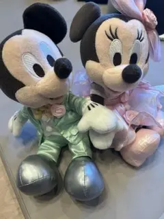 ミッキー＆ミニー フォーマルぬいぐるみ　ウェディング
