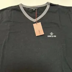 COMME CA ISM ブラック Vネック Tシャツ M
