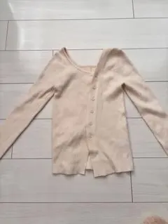 Dazy リブ編みセーター Mサイズ クリーム色