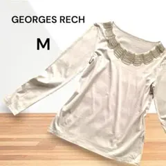 襟元チェーン装飾 ジョルジュレッシュ 長袖カットソー Mサイズ Tシャツのサムネイル