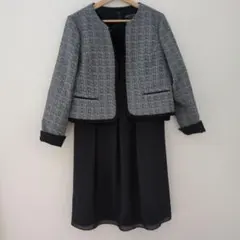 【美品】東京ソワール GENIE SOIR セレモニースーツ 15号