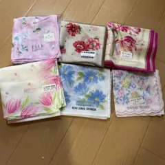 レトロブランドハンカチ 6枚セット まとめ売りのサムネイル