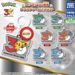 ポケモン】30周年メタルチャームマスコット 第一弾コンプリートセット