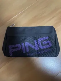 PING ポーチ 小物入れ ブラックのサムネイル