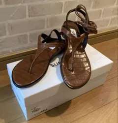 新品　未使用　pellico sunny トングフラットレースアップサンダルのサムネイル