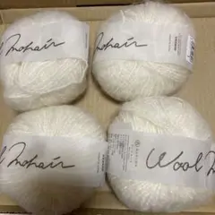 DARUMA WOOL MOHAIR きなり4玉