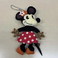 ミニーマウス ぬいぐるみストラップ