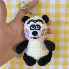 パンダくんの編みぐるみキーホルダー◎
