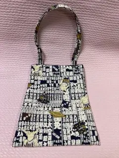 大相撲番付柄❤️ミニ台形バッグ