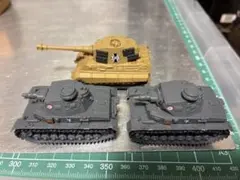 ガールズ&パンツァー　模型　3台セット