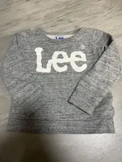 Lee グレー ロゴ入り トレーナー