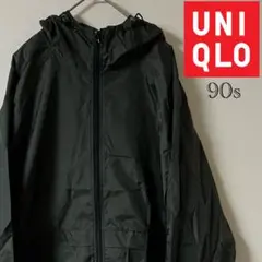 90s OLD UNIQLO（ユニクロ）ナイロンジャケット/L/オリーブ