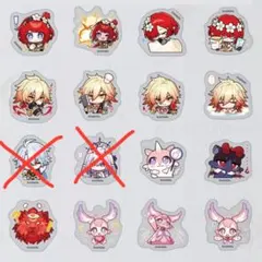 アニメキャラクター ステッカーセット 16種類
