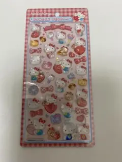 ハローキティ　ボンボンドロップシール　サンリオ　赤キティ　ボンドロ
