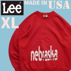 MADE IN USA 90s LEE スウェット レッド USA古着
