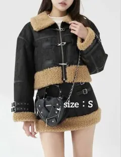 darich フェイクムートンジャケットセットアップ　Sサイズ