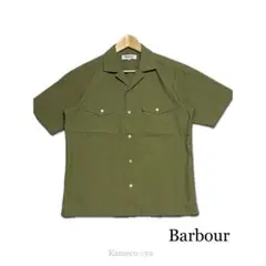 Barbourバブアー 開襟オープンカラーダブルポケットシャツ 38(M)サイズのサムネイル