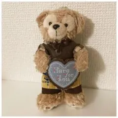 ダッフィー ぬいぐるみバッジ 2012年 バレンタイン 東京ディズニーシー