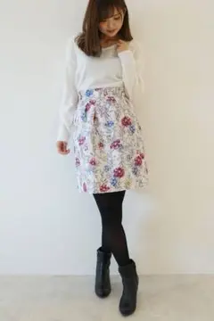 新品タグ未着 プロポーション ボディドレッシング 雑誌掲載 ボタニカルジャガード