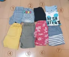 男の子 ズボン Tシャツ ９点まとめ売り