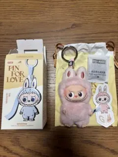 LABUBU PIN FOR LOVE ぬいぐるみ ラブブ イニシャル 【G】