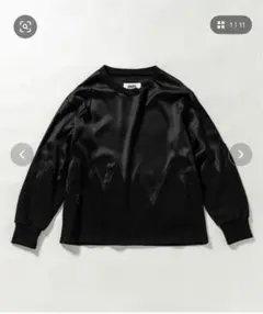 長袖スウェットプルオーバー　MM6