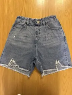 GLOBAL WORK グローバルワーク ダメージ加工ショートパンツ 160