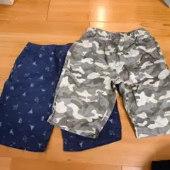 140　男児　半ズボン　2枚組　ユニクロ　GU