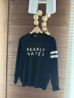 PEARLY GATES ブラック セーター サイズ4