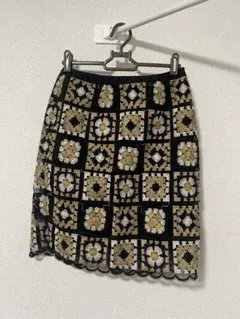 Lily Broun 刺繍入りミニスカート