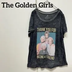 The Golden Girls 半袖Tシャツ ダークグレー　透け感あり