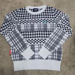 le coq sportif ゴルフチェック柄ニットセーター