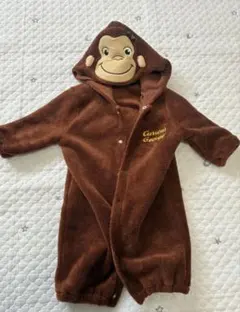 おさるのジョージ　フード付きロンパース