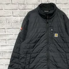 カーハート　アウトドア　ナイロンジャケット中綿　ブラックM 1104