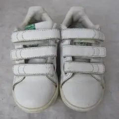 アディダス スタンスミスCF　白緑ベルクロ　14.5㎝　ok2205D