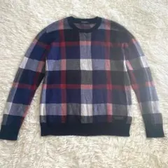 近年モデル ブラックレーベルクレストブリッジ　ニット チェック